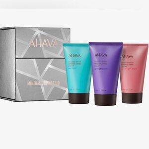 AHAVA Deadsea Water Mineral Hand Cream Trio 3 x 40 mL NEW